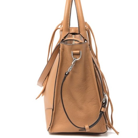 LAST | regan pebbled leather satchel tote | - Picture 6 of 15